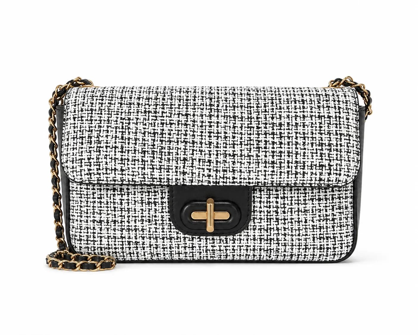 Call it spring - Black&White Shoulder Bag